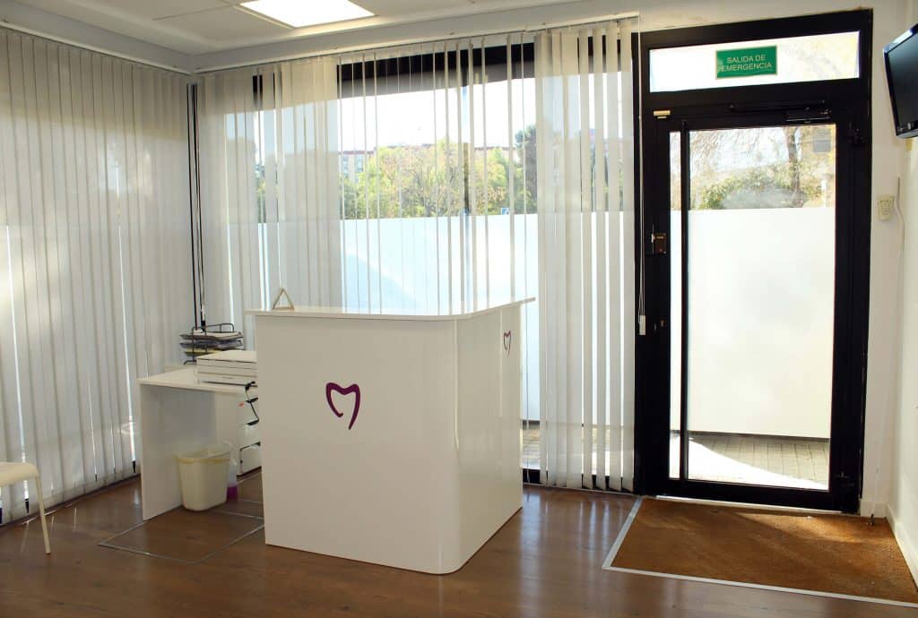 Recepción de la Clínica Dental Santa Mónica